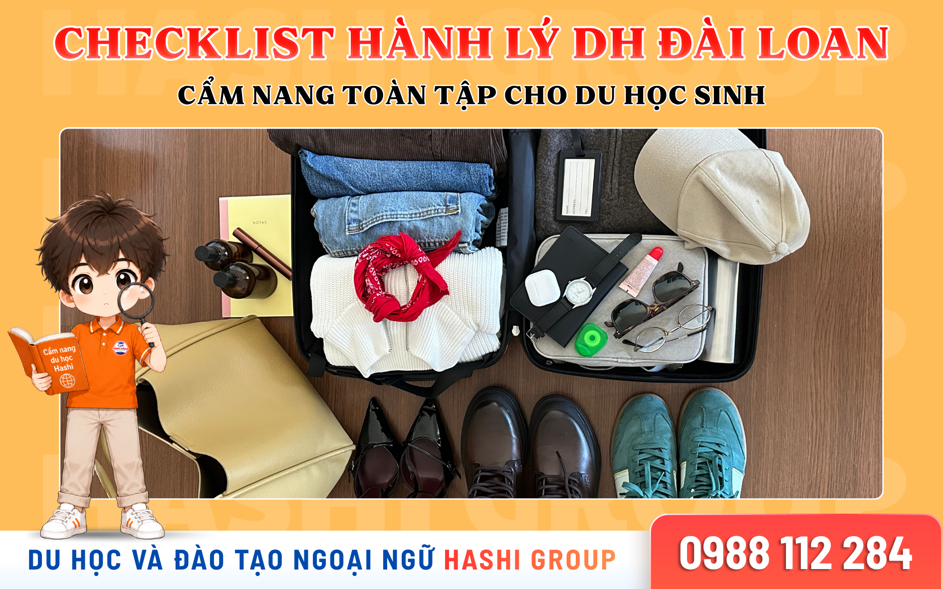 Checklist Hành Lý Du Học Đài Loan Cho Tân Sinh Viên